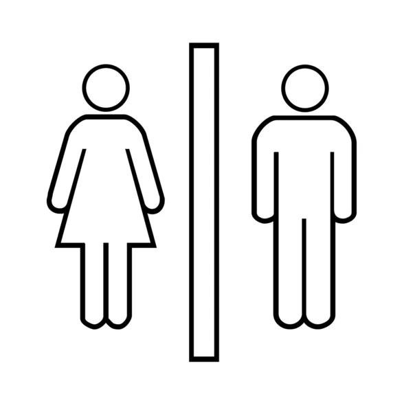 Woman and man Signs — Stock Photo, Image