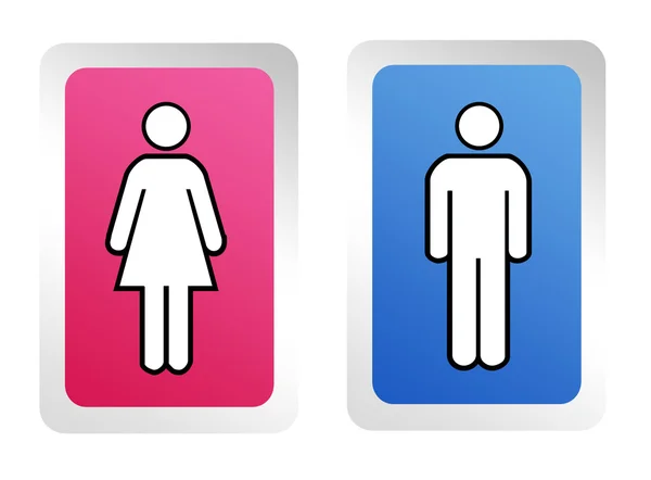 Символ женщины и мужчины — стоковое фото