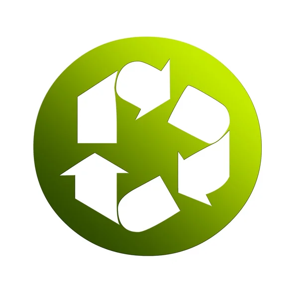 Reciclar símbolo — Foto de Stock