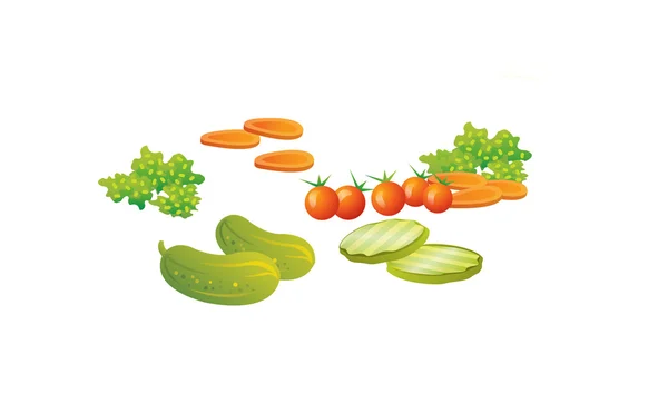 Produits alimentaires — Image vectorielle