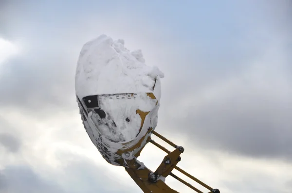 Снегоочиститель — стоковое фото