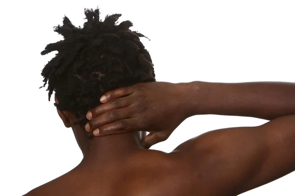 stock image Black Man with Sore Neck