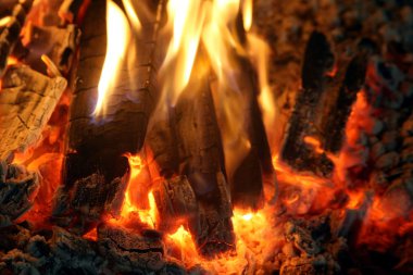 Camp Fire Embers clipart