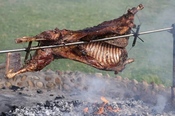 stock image Roast Lamb on Spit