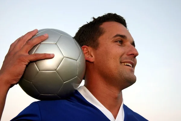 Soccer Player Portrait — Stock Photo, Image