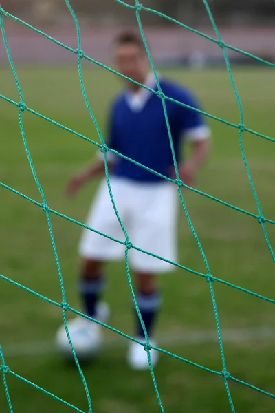 Abstarct футбол Player — стокове фото