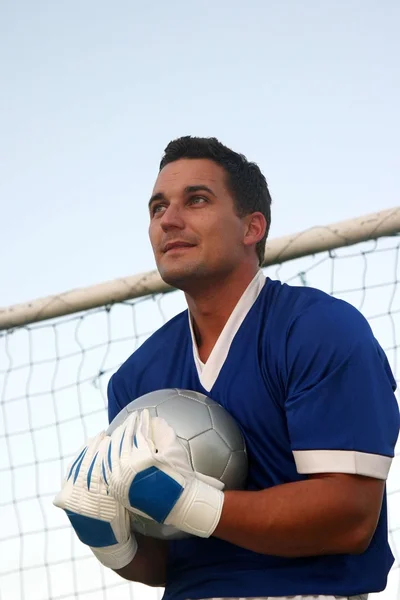 Soccer Goalkeeper — Stock Photo, Image