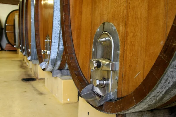 Cascos de vinho ou barris — Fotografia de Stock