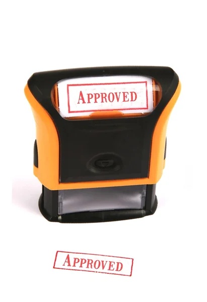 Rubber Stamp - Approved — Stock Photo, Image