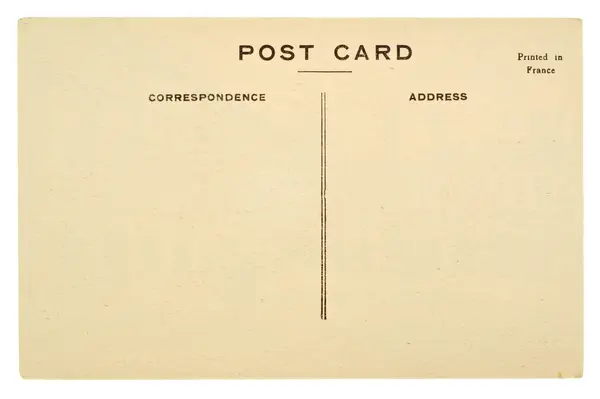 Üres antik képeslap — Stock Fotó