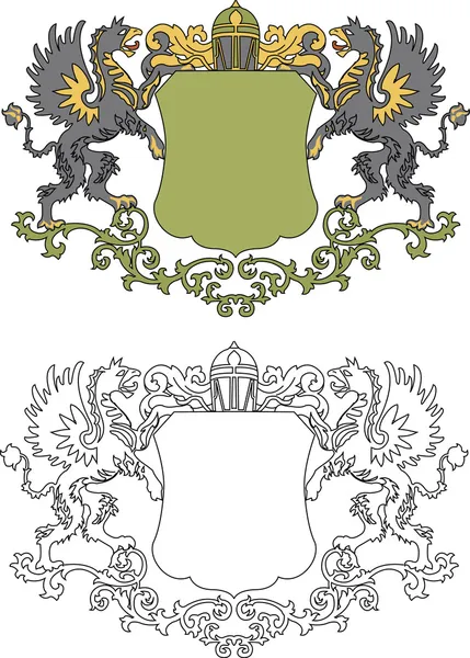 Wappen 4 — Stockvektor