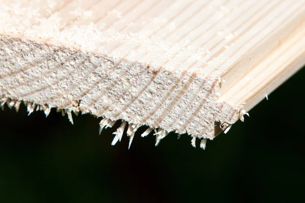 Gezaagd-off houten plank — Stockfoto