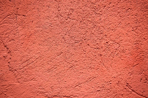 Rood gekleurde gips muur achtergrond — Stockfoto