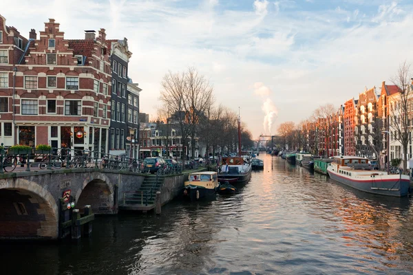 Amsterdam canals view — Stock Photo, Image