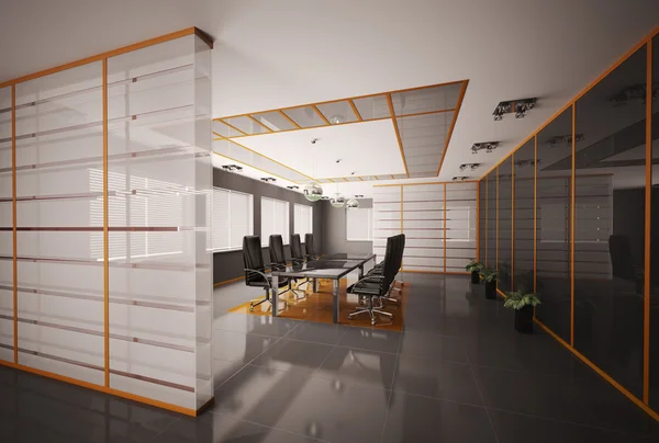 Boardroom interior 3d render — Stock Photo, Image