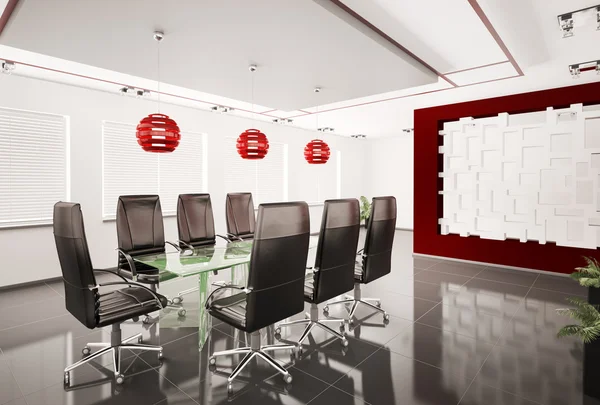 Modern toplantı odası iç 3d — Stok fotoğraf