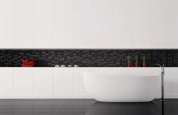 Интерьер ванной комнаты 3d — стоковое фото