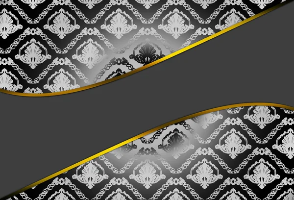 Modern background with damask pattern — Stock Photo, Image