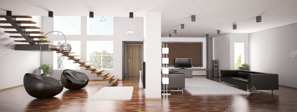 Apartment panorama 3d