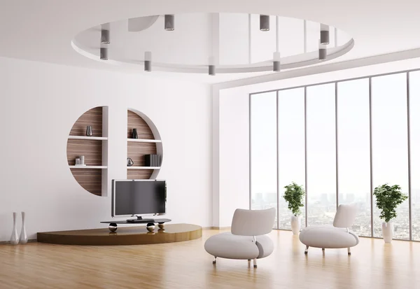 Interior of living room 3d — Stock Photo, Image