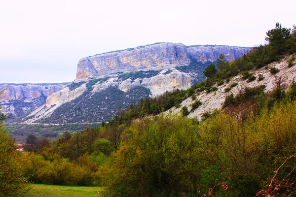 Crimea landscape on beautiful mountains — Stock Photo, Image