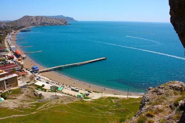 Das Schwarze Meer auf der Krim — Stockfoto