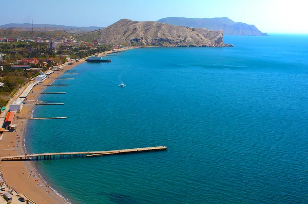De Zwarte Zee in de Krim — Stockfoto