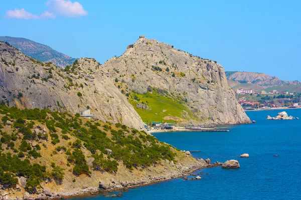 Дивовижний краєвид на Чорне море — стокове фото