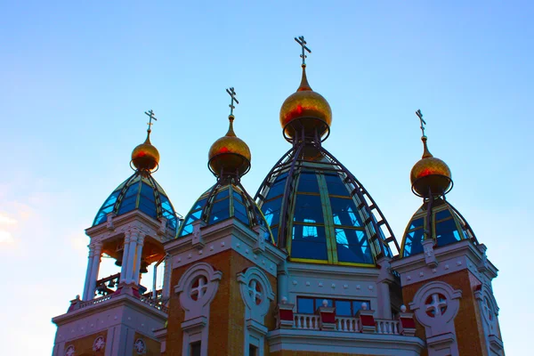 Érdekes templom Kijevben — Stock Fotó