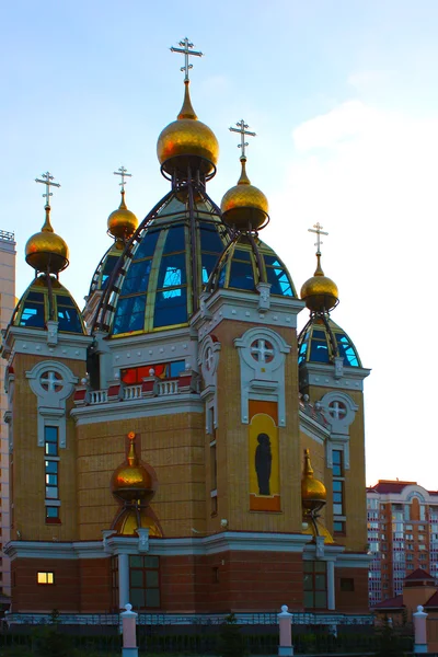 Intressant kyrka i kiev — Stockfoto