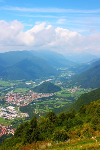 Úžasné ladnscape Alp v Slovinsku — Stock fotografie
