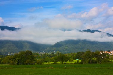 Slovenya'da alınan Alpler'in muhteşem ladnscape