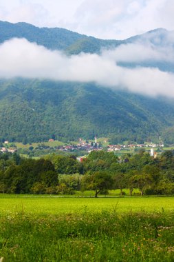 Slovenya'da alınan Alpler'in muhteşem ladnscape