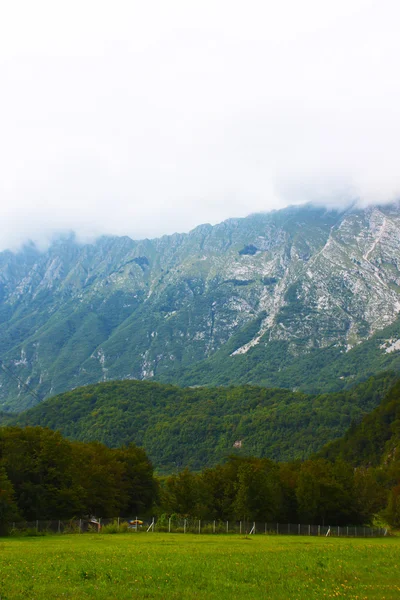 スロベニアでの撮影、アルプスの素晴らしい ladnscape — ストック写真