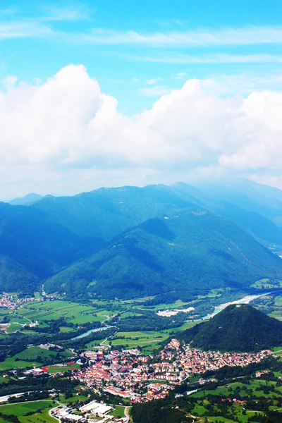 Niesamowite ladnscape Alp w Słowenii — Zdjęcie stockowe
