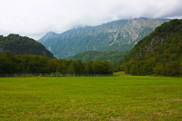 Increíble ladnscape de los Alpes tomada en Eslovenia —  Fotos de Stock