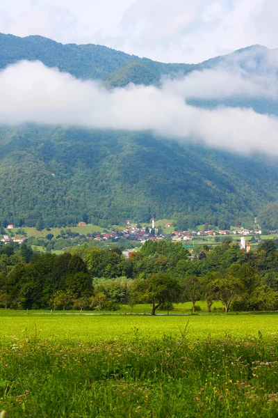 Καταπληκτικό ladnscape των Άλπεων που λαμβάνονται στη Σλοβενία — Φωτογραφία Αρχείου
