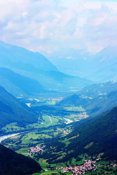 Incrível ladnscape dos Alpes tomadas na Eslovénia — Fotografia de Stock