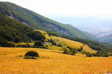 Beautiful Landscapes of the mountains taken in the Apennines clipart