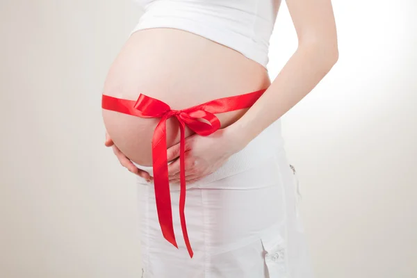 Żołądki kobiet w ciąży — Zdjęcie stockowe