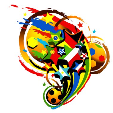 Football world cup icon clipart