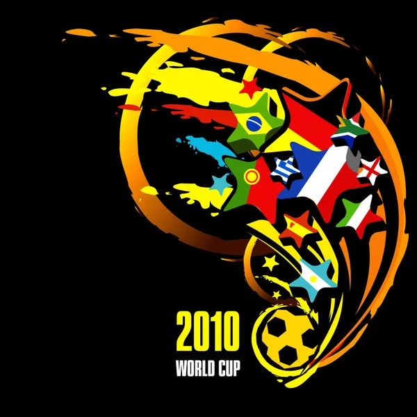 Coppa del mondo di calcio — Vettoriale Stock