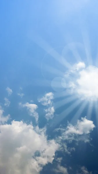 Stock image Clouds over blue sky