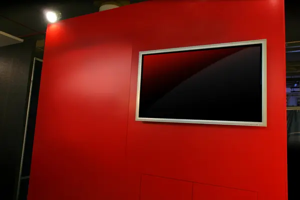 Red panel — Stock Photo, Image