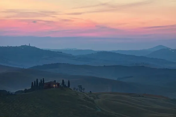 Paesaggio in Toscana — Foto Stock