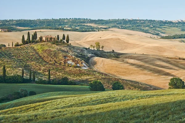 Krajobraz lato Toskanii — Zdjęcie stockowe