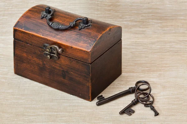 Ключ в коробке — стоковое фото