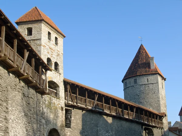 Οχύρωση της μεσαιωνικής πόλης — Φωτογραφία Αρχείου