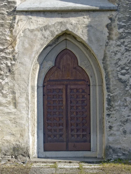 stock image Doors in a medieval temple