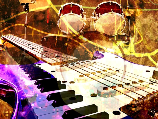 Jazz rock background — Stock Photo, Image